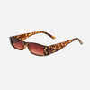 Lentes castanhos / Armação leopardo